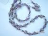 purple-black necklace-bracelet-earrings set